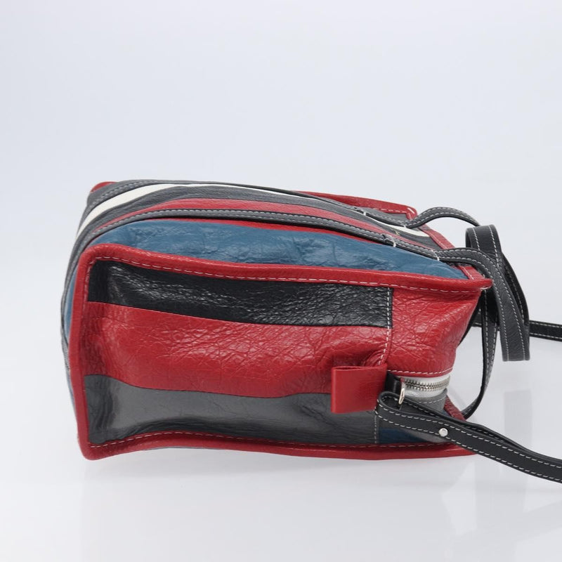 Balenciaga Bazar Striped Leather Multicolour Bag