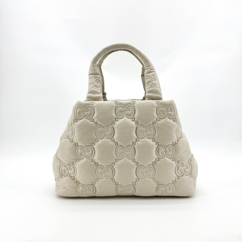 Gucci Gg Marmont Matelassé Leather White Bag