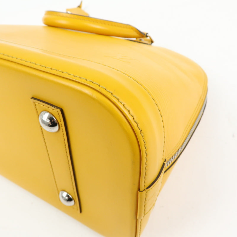 Louis Vuitton Alma Epi Leather Yellow Bag