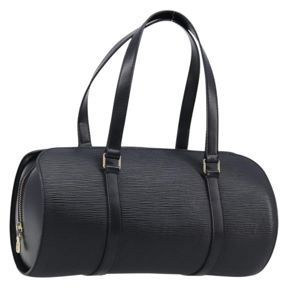 Louis Vuitton Soufflot Epi Leather Black Bag