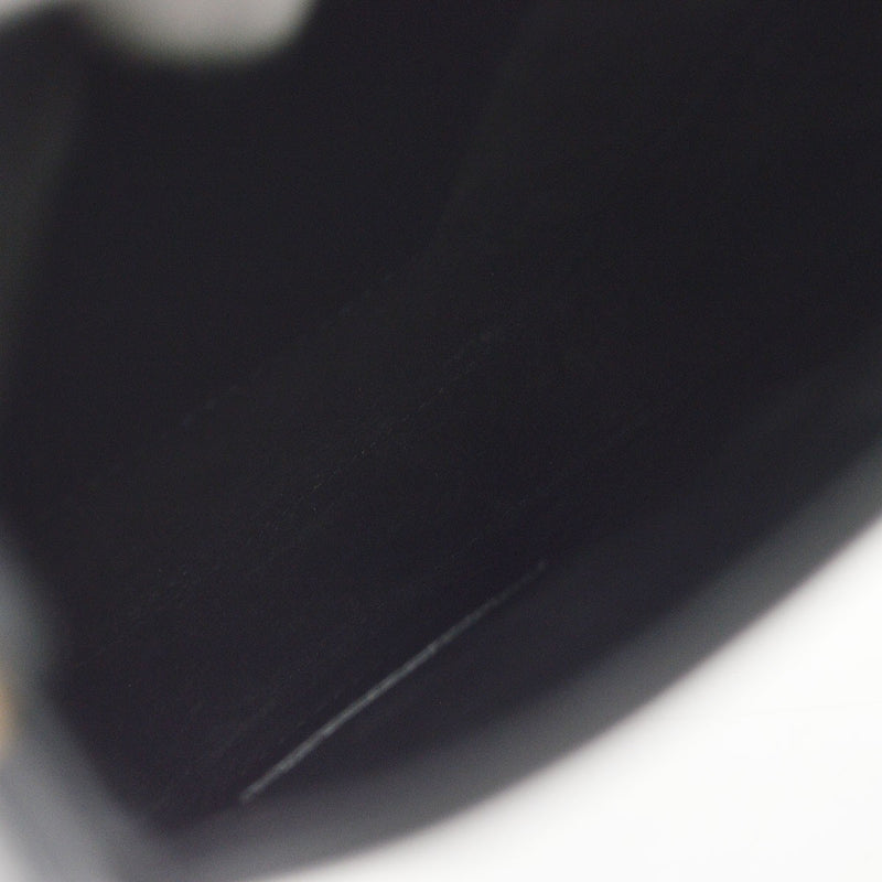 Saint Laurent Le 5 A 7 Vertical Leather Black Bag