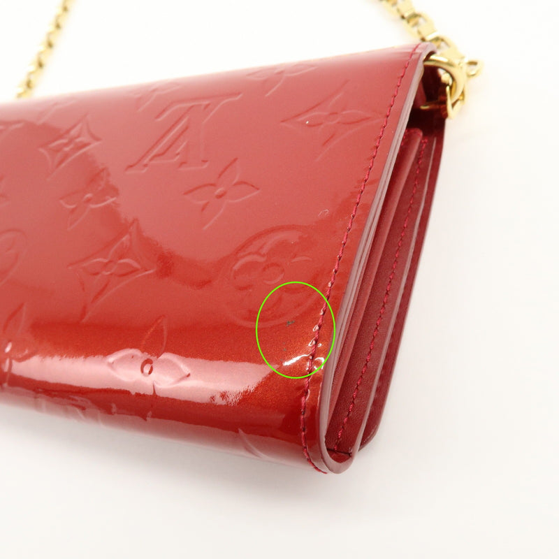 Louis Vuitton Chaine Monogram Vernis Red Patent_leather Bag