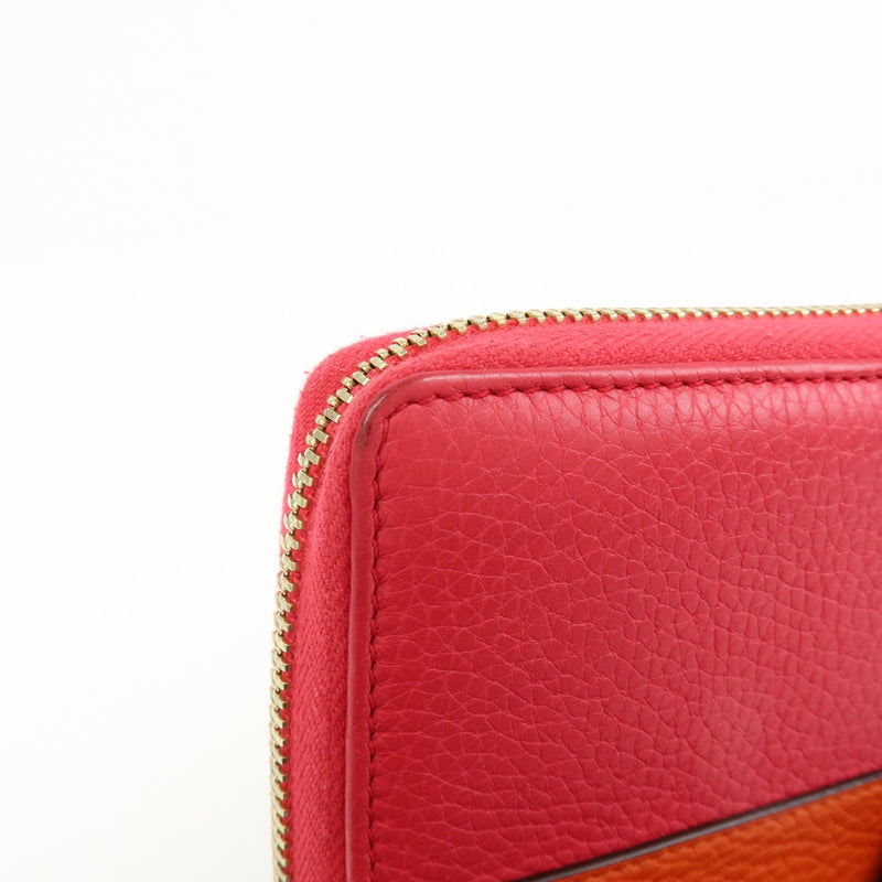 Gucci Bamboo Tassel Zip Leather Pink Accessory