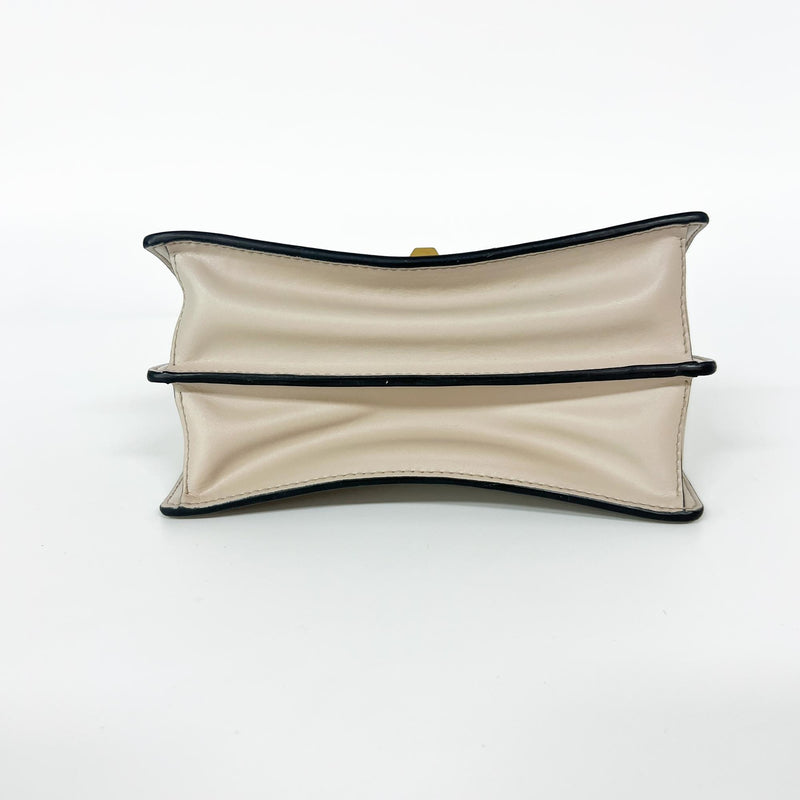 Fendi Kan I Leather Ecru Bag