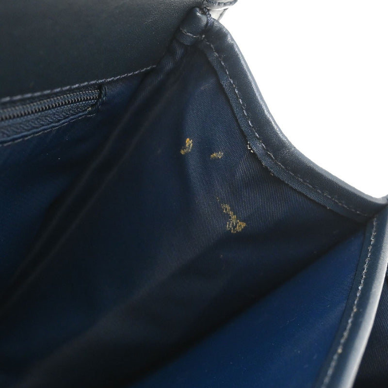 Christian Dior Vintage Trotter Pocket Diorissimo Canvas Navy Bag