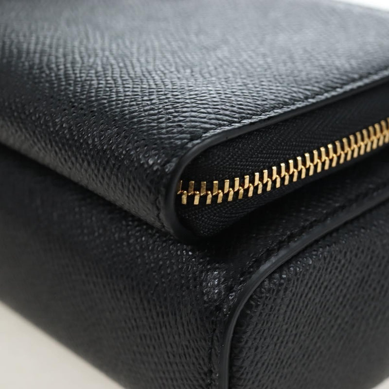 Christian Dior Caro Double Leather Black Bag