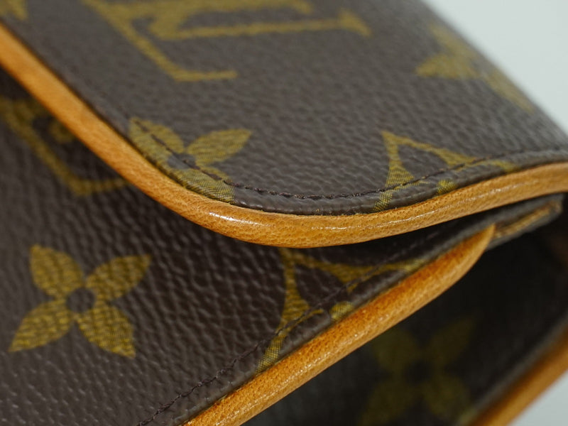 Louis Vuitton Florentine Pochette Canvas Brown Bag