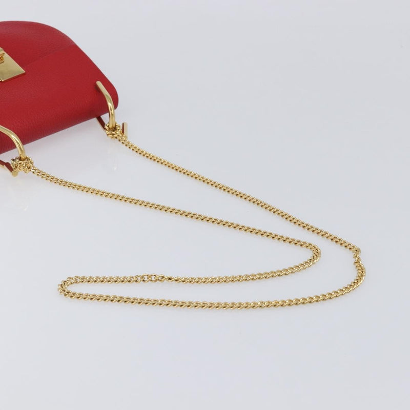Chloe Drew Leather Red Bag