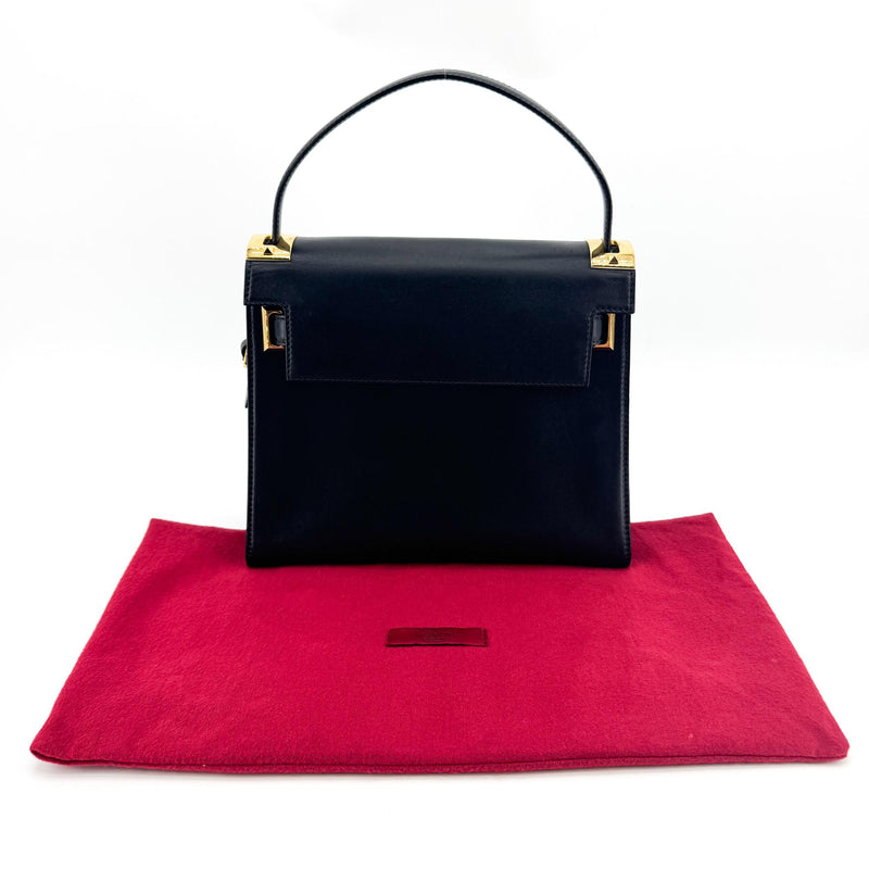 Valentino Garavani My Rockstud Satchel Leather Black