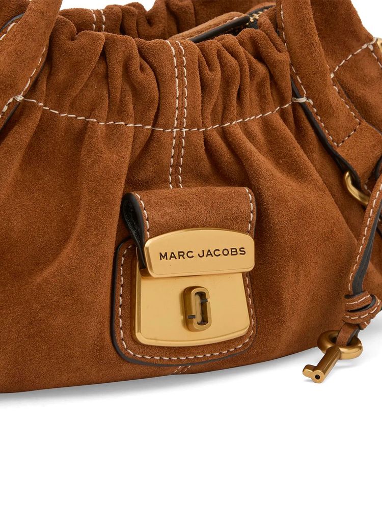 Marc Jacobs Christina Shoulder Bag — Copper Suede