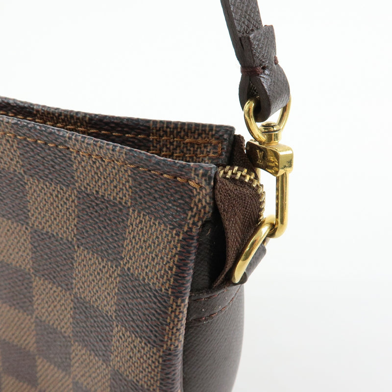 Louis Vuitton Trousse Make Up Damier Brown Canvas Bag