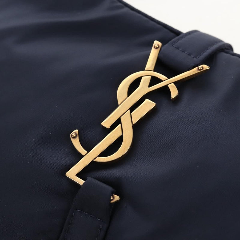 Saint Laurent Le 5 A 7 Hobo Nylon Navy