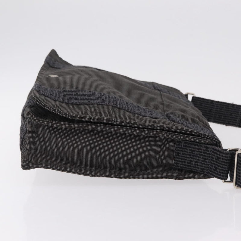 Hermes Fourre Tout Besace Messenger Toile Gray Canvas