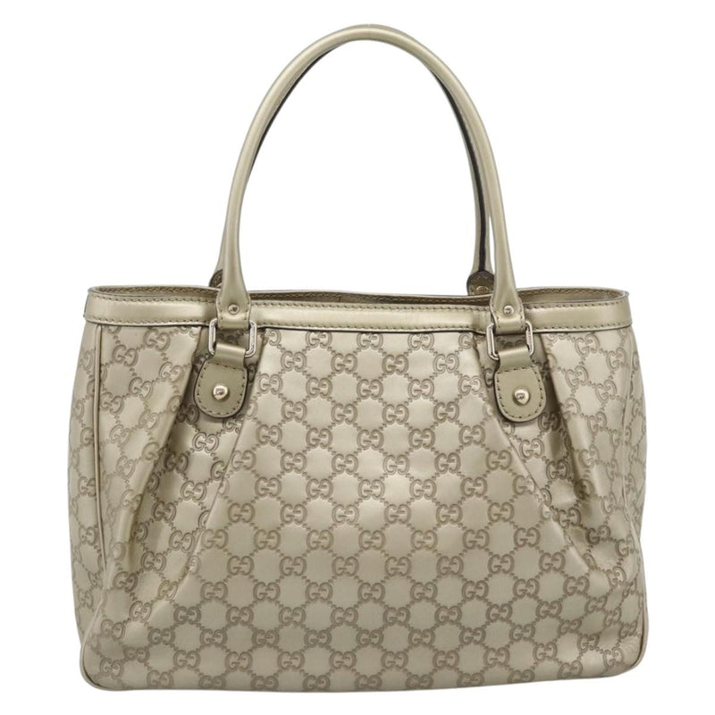 Gucci Sukey Top Handle Guccissima Leather Gold Bag
