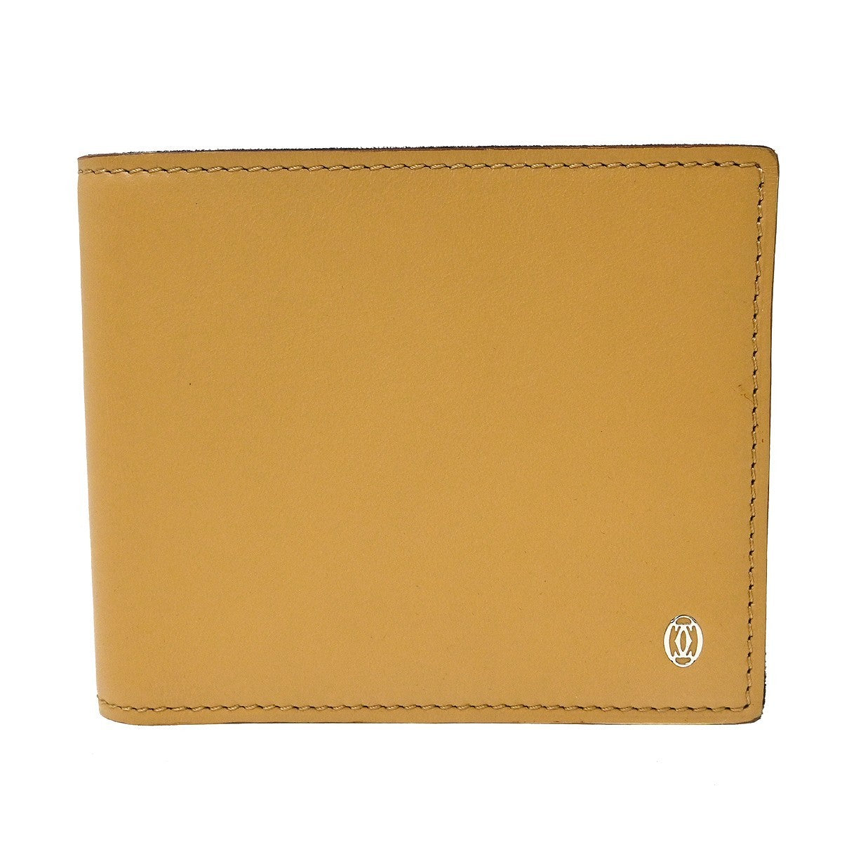 Cartier Bifold Leather Beige Accessory