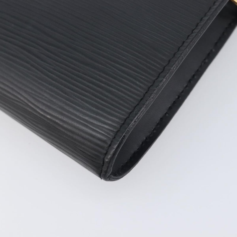Louis Vuitton Pochette Accessoires Epi Leather Black Bag