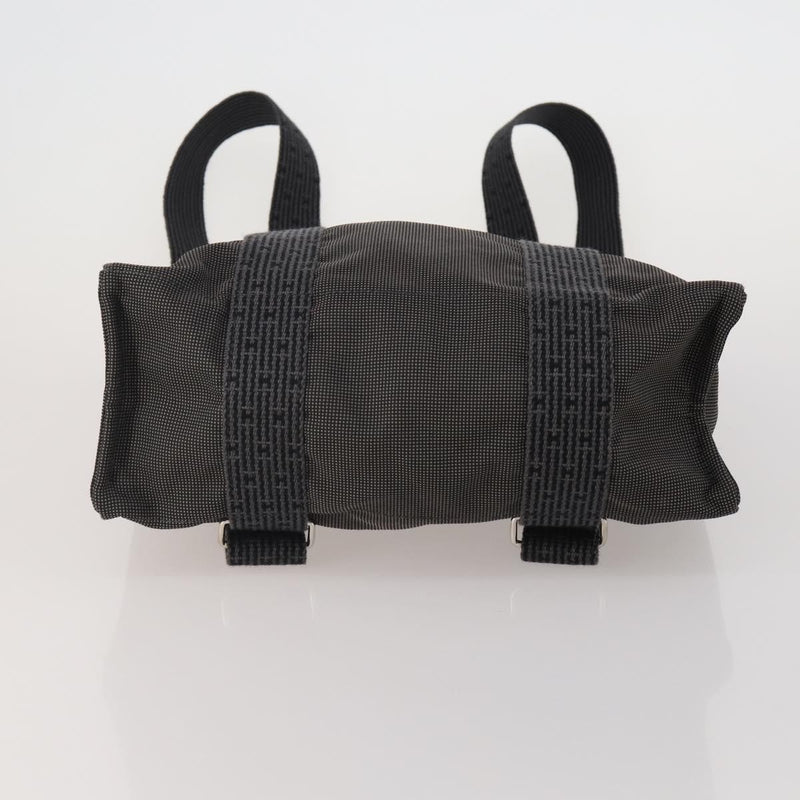 Hermes Herline Canvas Gray Bag