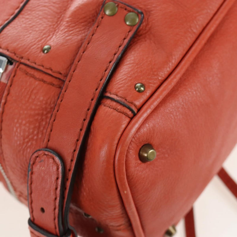 Chloe Paddington Leather Orange Bag