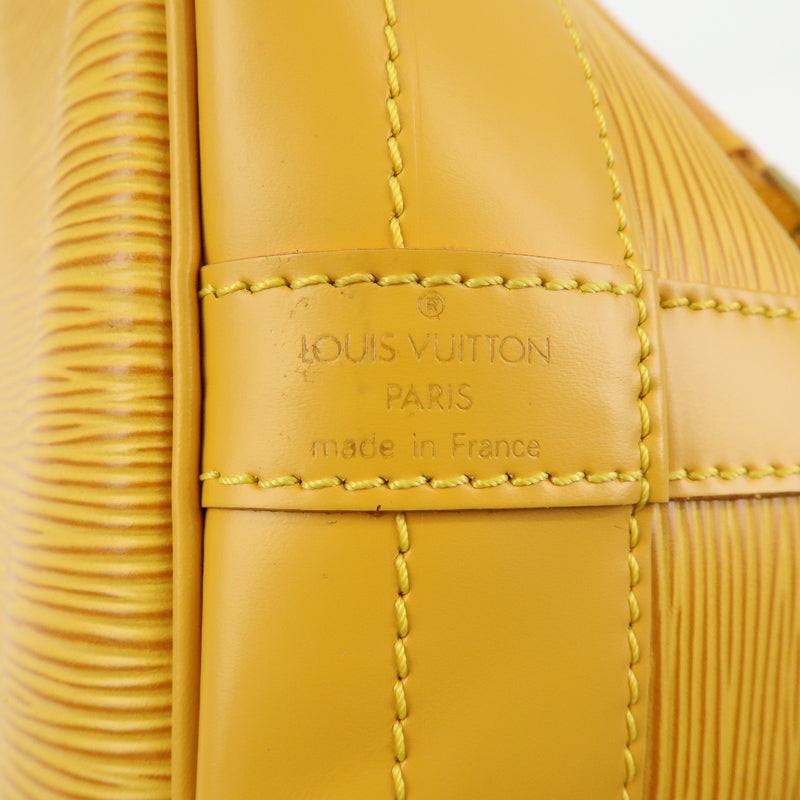 Louis Vuitton Noe Epi Leather Yellow Bag