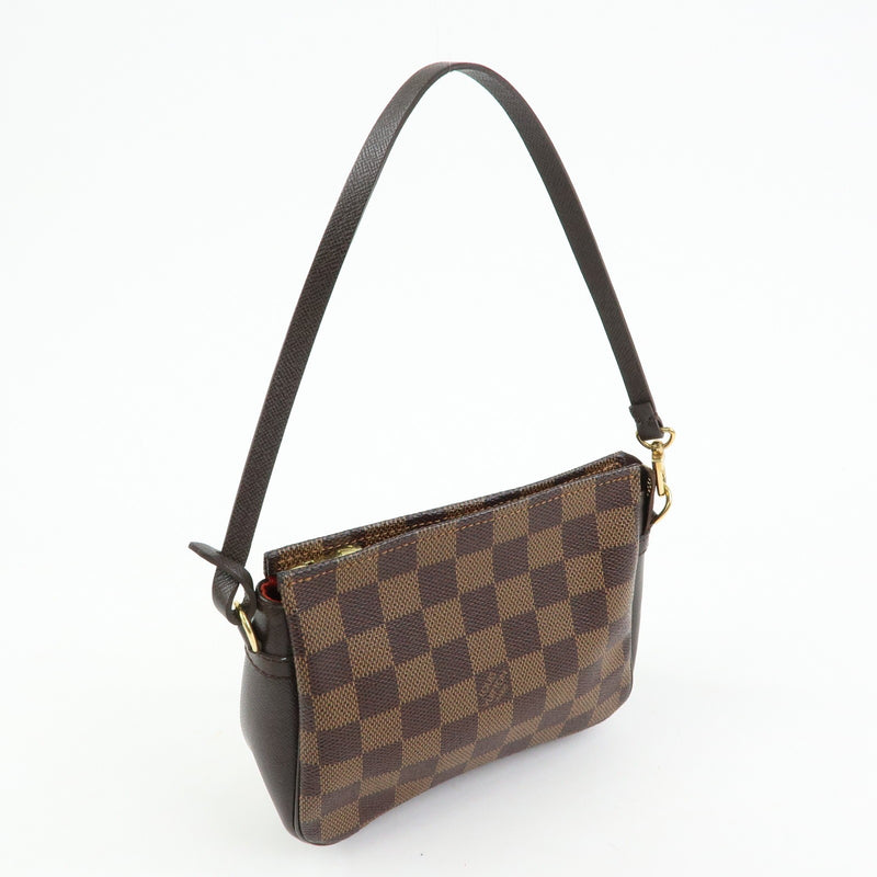 Louis Vuitton Trousse Make Up Damier Brown Canvas Bag