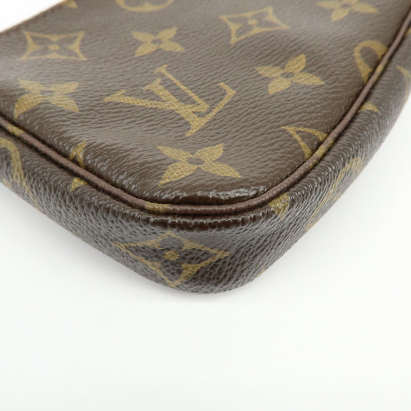 Louis Vuitton Pochette Accessoires Limited Edition Monogram Canvas Brown Bag