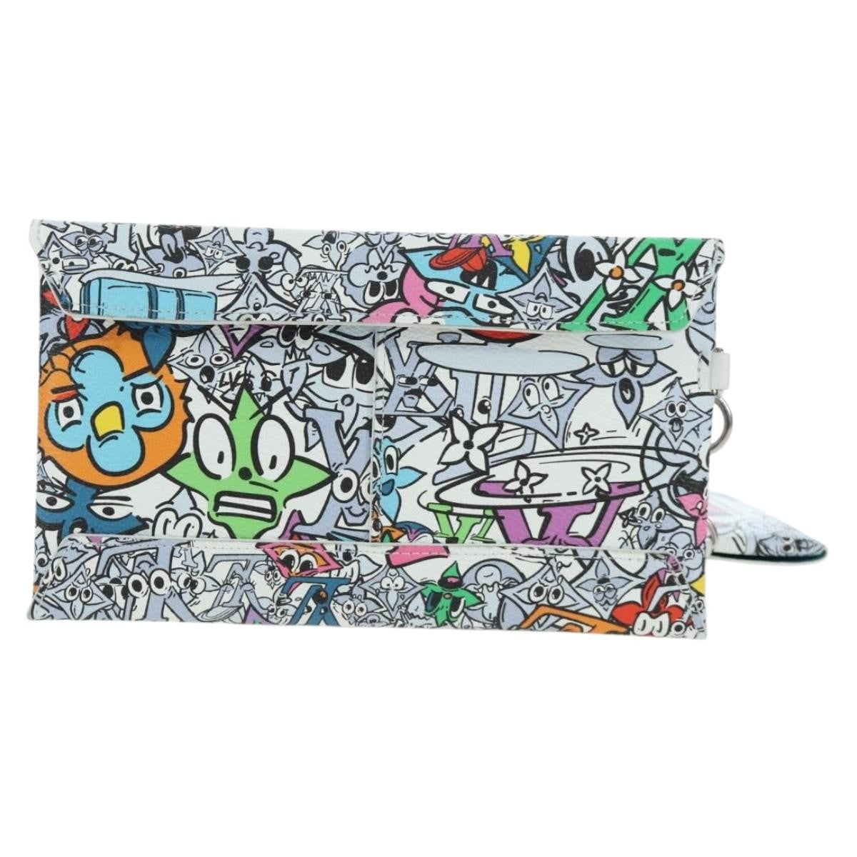Louis Vuitton Trio Envelope Pouch Set Limited Edition Monogram Comics Canvas Multicolour