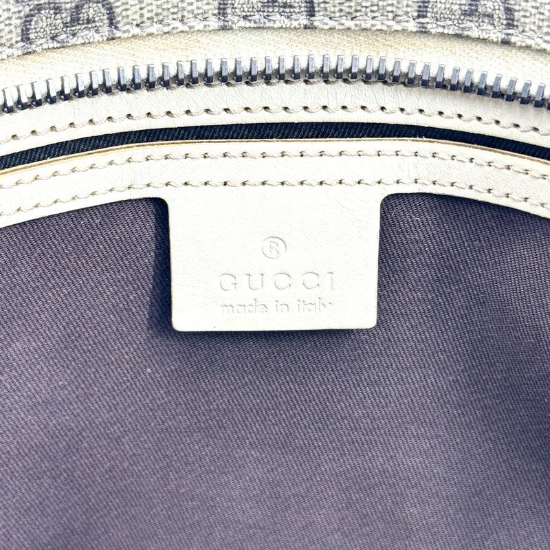 Gucci Plus Gg Coated Canvas With Leather Brown Bag