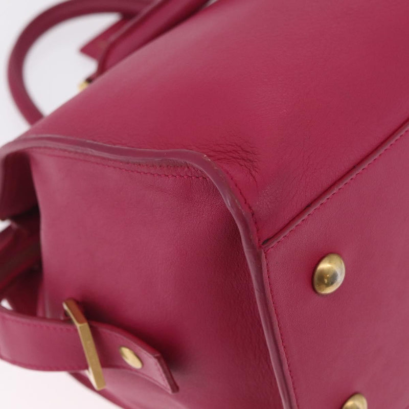 Saint Laurent Classic Y Cabas Leather Pink Bag
