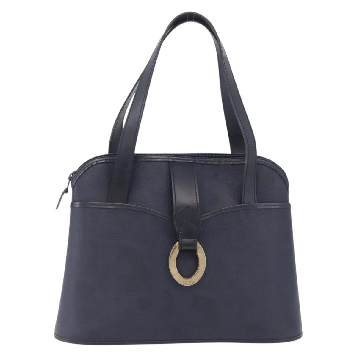 Christian Dior Trotter Canvas Navy Bag
