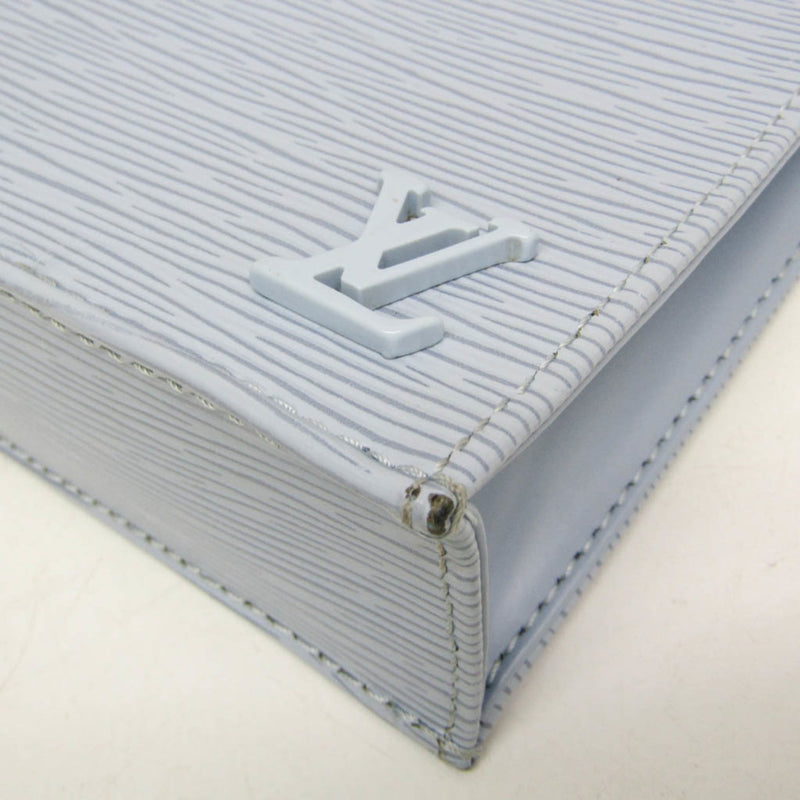 Louis Vuitton Petit Sac Plat Epi Leather Blue Bag