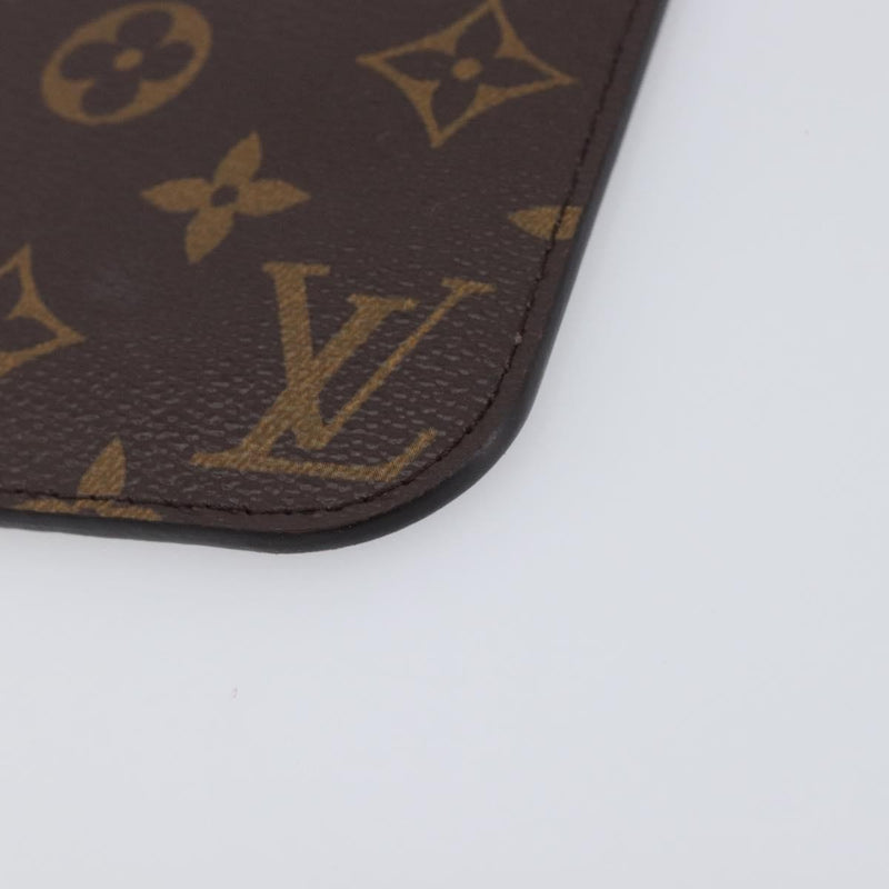 Louis Vuitton Neverfull Pochette Monogram Canvas Brown Bag