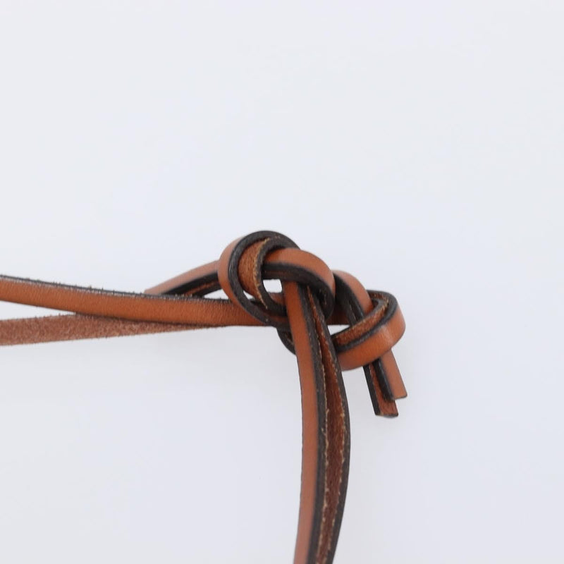 Loewe Paula Drawstring Printed Canvas Orange Bag