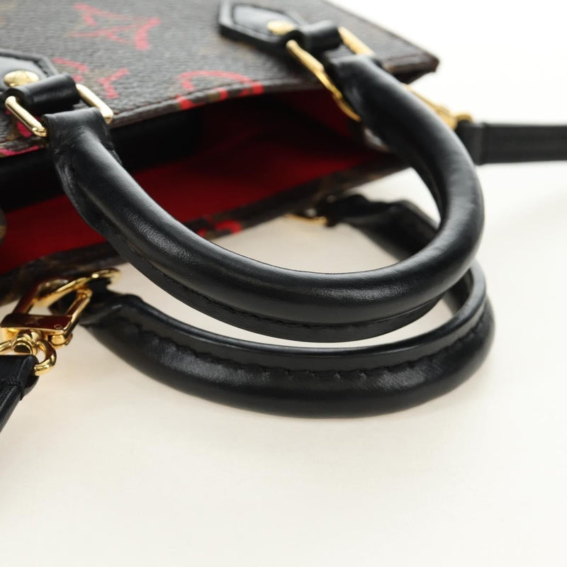 Louis Vuitton Petit Sac Plat Limited Edition Fall Love Monogram Canvas Brown Bag