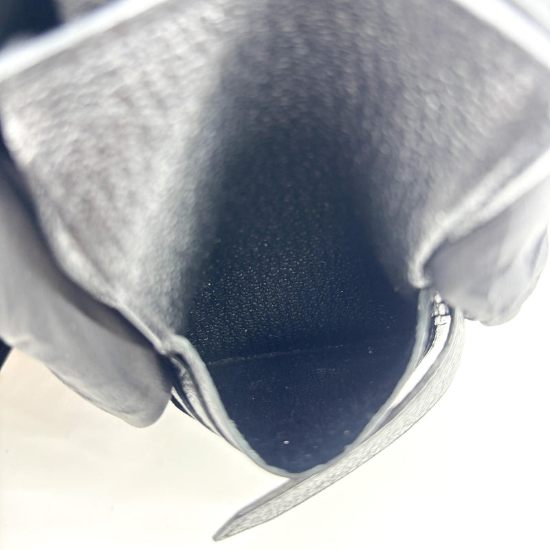 Hermes Bearn Epsom Black Leather Accessory