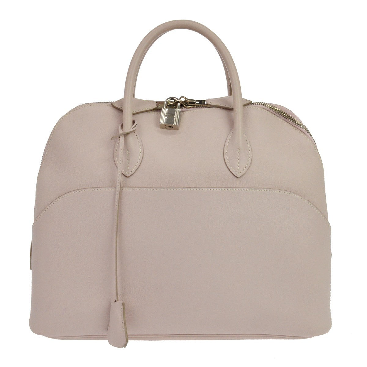 Hermes Bolide 1923 Swift Pink Leather Bag