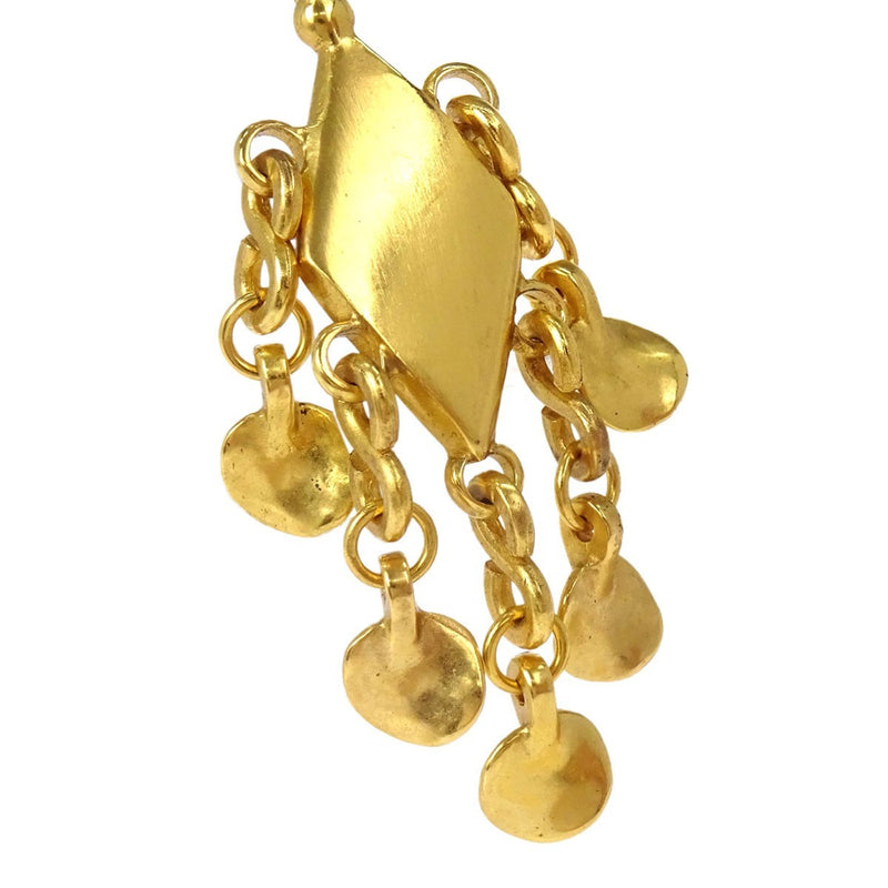 Chanel Cc Rhombus Clip-On Metal Gold Gold_plated Bijoux