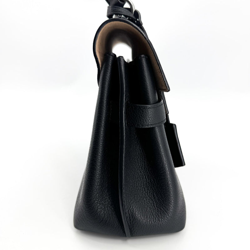 Louis Vuitton Lockme Ever Leather Black Calfskin Bag