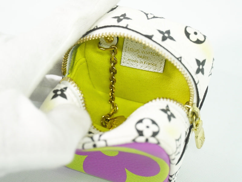 Louis Vuitton Cube Coin Purse Limited Edition Colored Monogram Giant Multicolour Canvas Bag