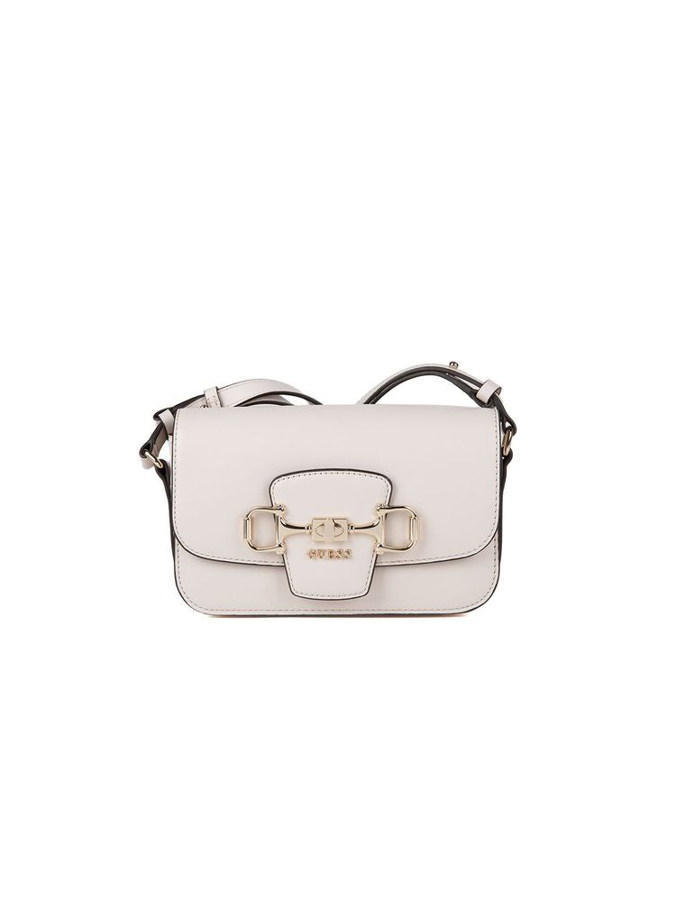 Guess Janie Crossbody Bag — Beige Polyurethane