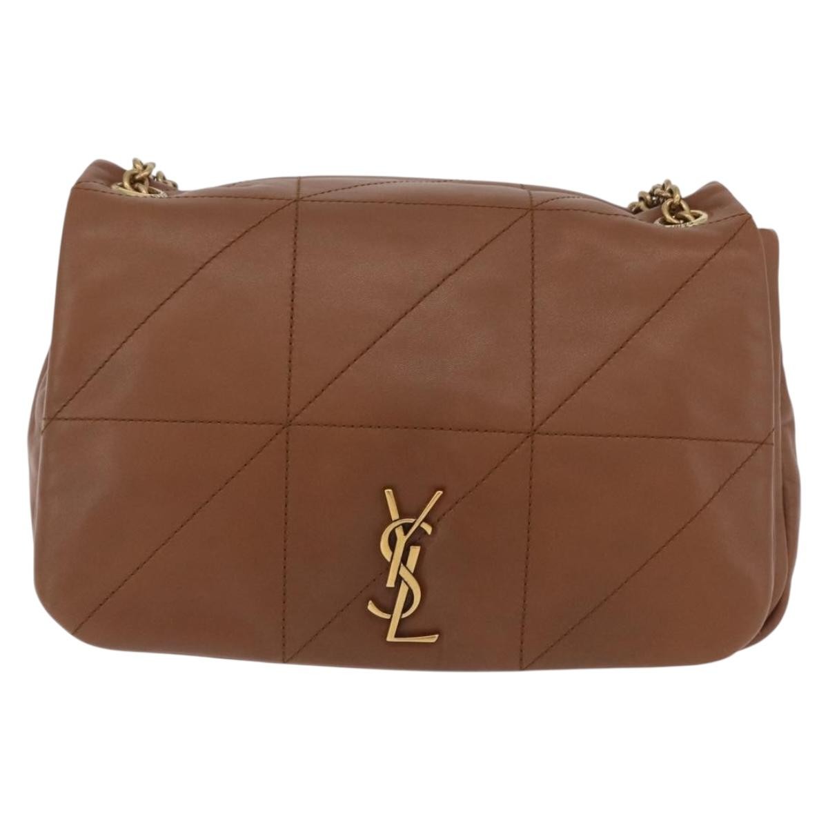 Saint Laurent Jamie 4.3 Quilted Leather Brown Bag