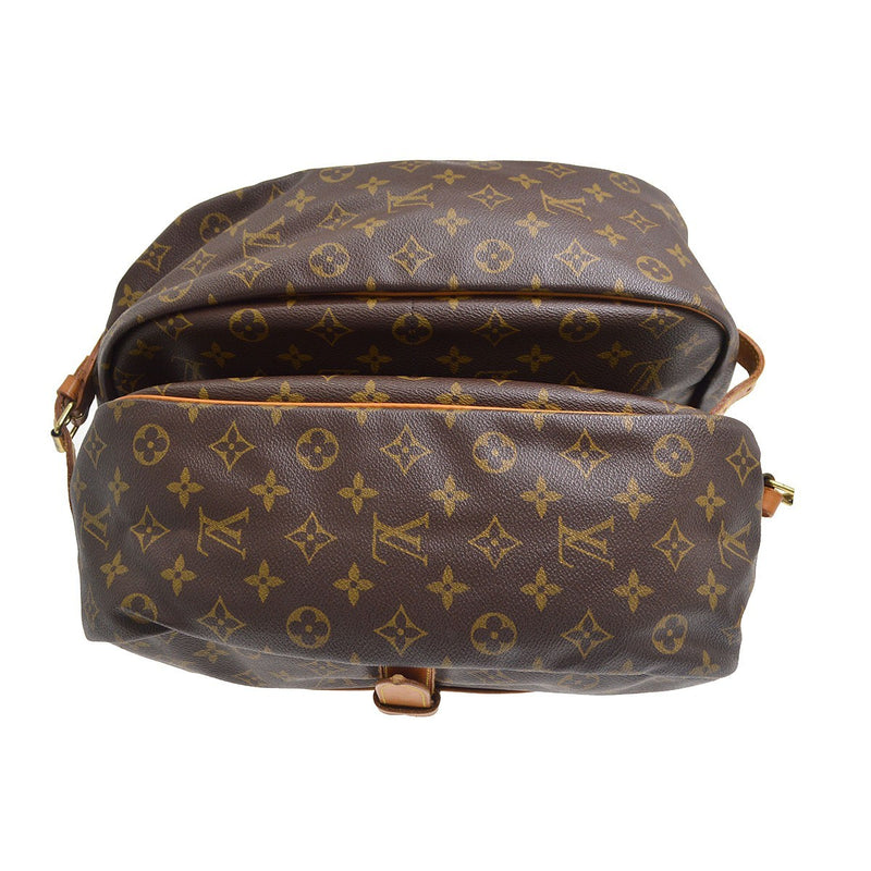 Louis Vuitton Saumur Monogram Canvas Brown Bag