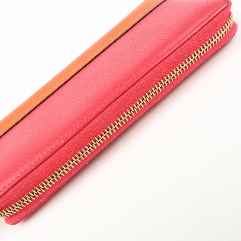 Gucci Bamboo Tassel Zip Leather Pink Accessory