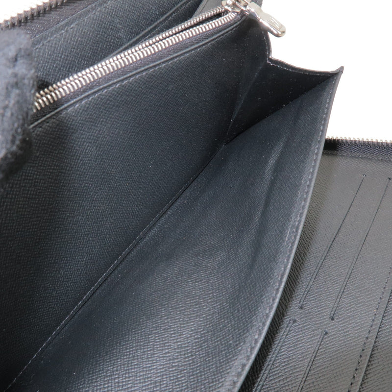 Louis Vuitton Zippy Organizer Taiga Leather Black Accessory