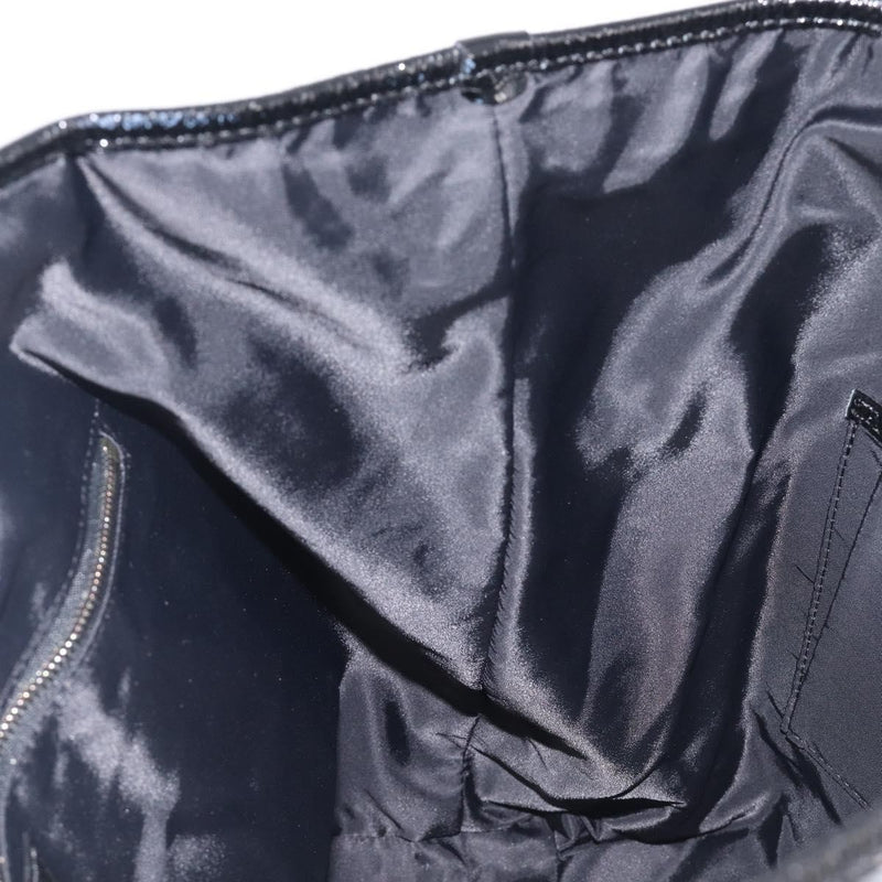 Burberry Nova Check Tote Canvas Pattern Black Nylon