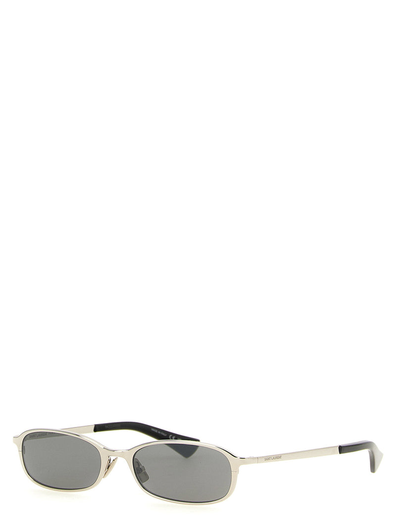 Saint Laurent Sl Sunglasses — Silver Metal Frame
