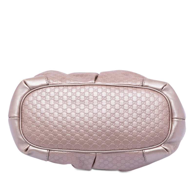 Metallic Microguccissima Sukey Satchel - Image 3