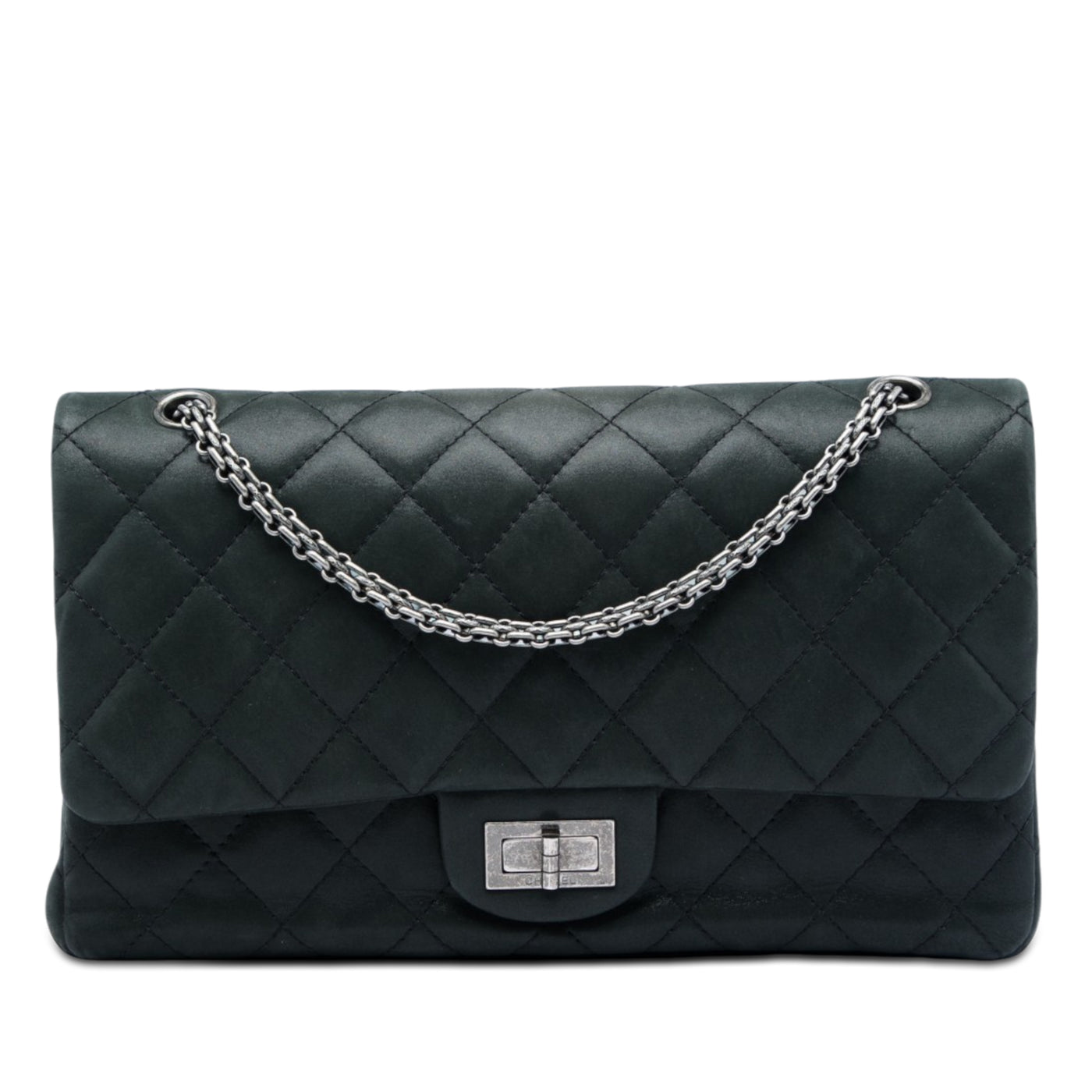 Quilted Iridescent Lambskin Reissue 2.55 Bijoux Chain Double Flap 227 - Image 1