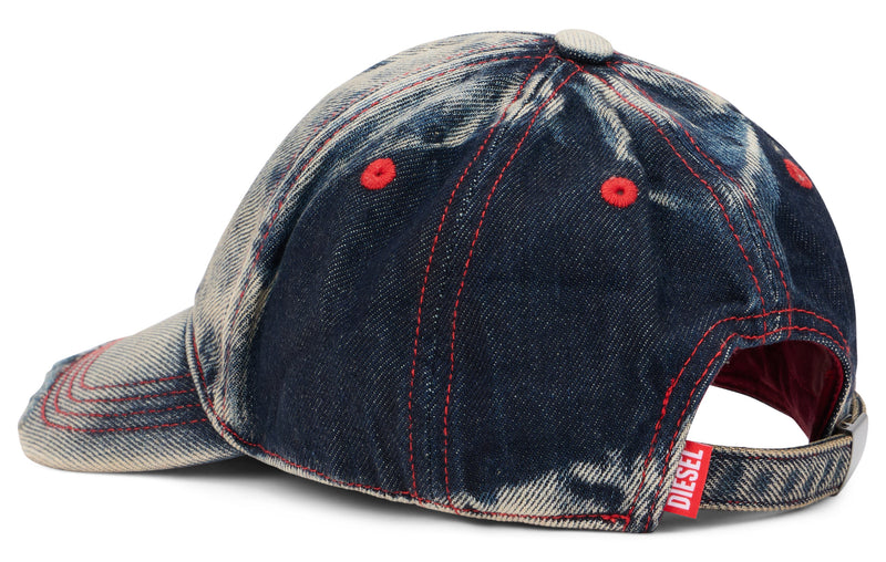 Diesel A06467 Denim Cotton Baseball Cap — Caps