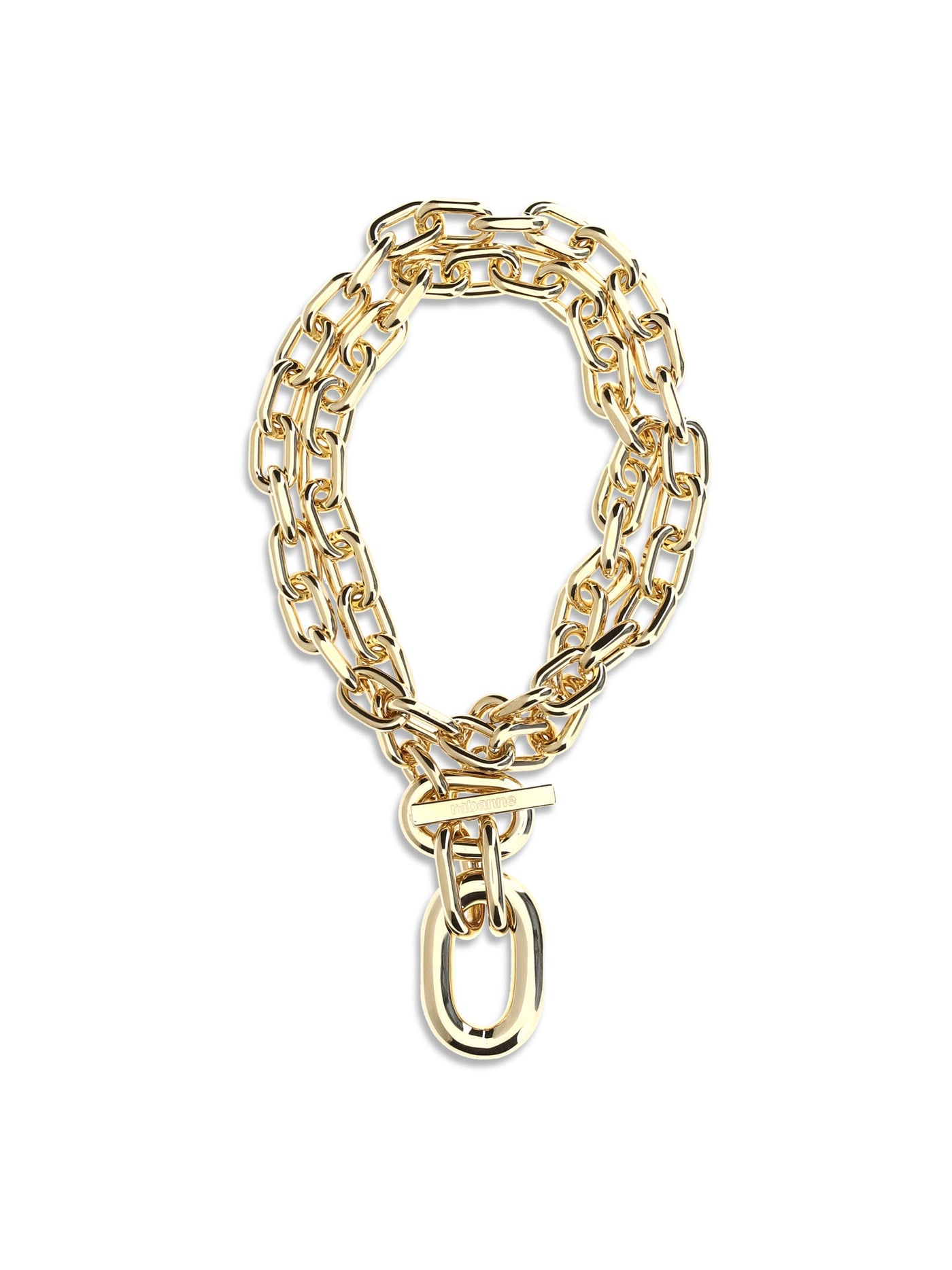 Rabanne Xl Link Necklace — Gold Brass Necklaces