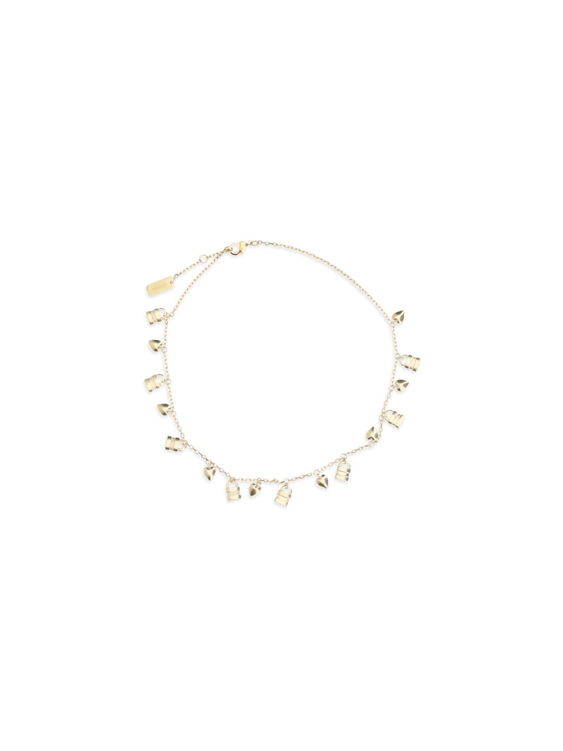 Chloé Mini Paddington Necklace — Gold Brass Necklaces